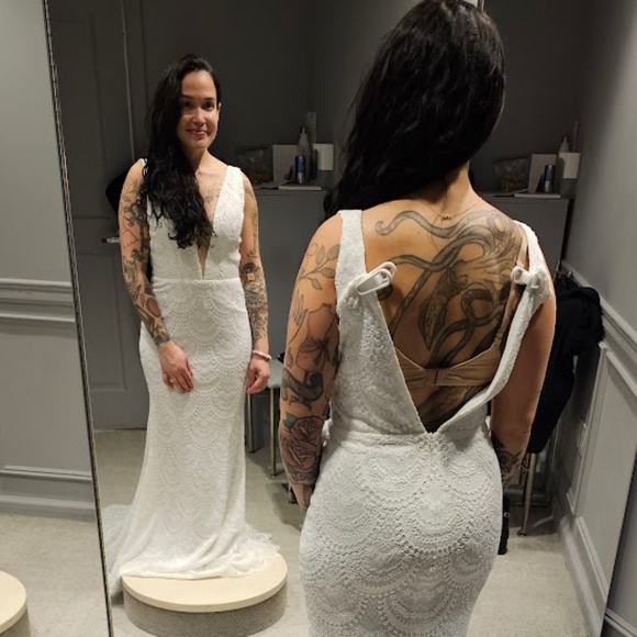 Bohemian Wedding Dress - Picture 1 of 5